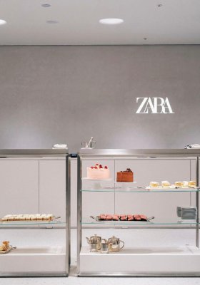 Zara otworzyła swoją pierwszą kawiarnie. Znajduje się w centrum handlowym