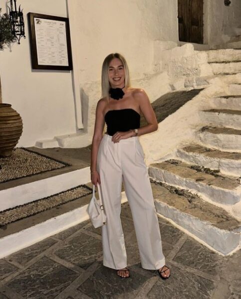 Stylizacja z modnym chokerem