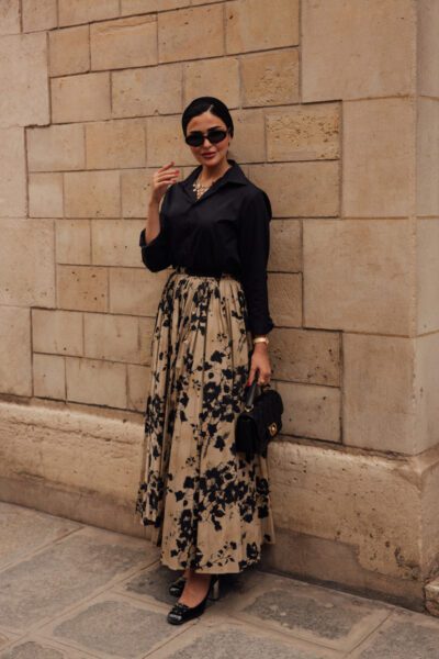 Spódnica maxi na pokazie Dior 2024