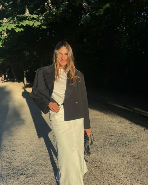 Aryna Sabalenka 2024 - stylizacja z białą spódnicą