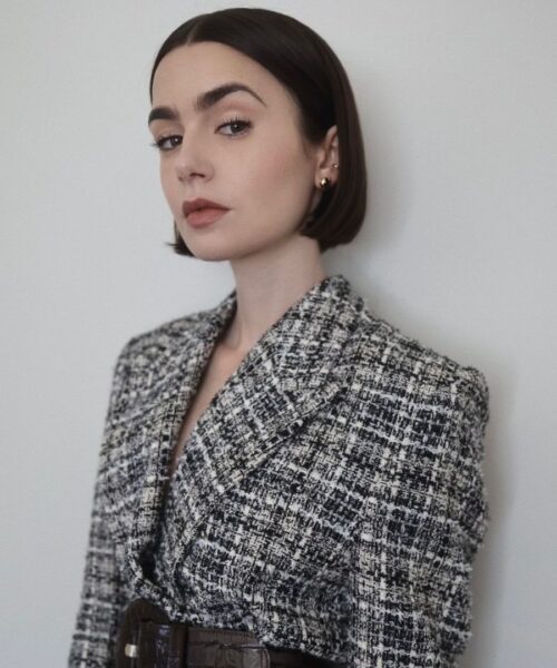 Razored Bob – nowa fryzura Lily Collins robi furorę. Komu pasuje?