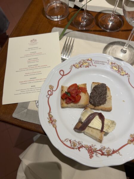 Restauracja Cantinetta Antinori we Florencji.