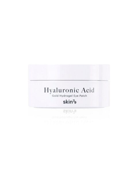 Płatki pod oczy z kwasem hialuronowym Skin79 Gold Hydrożel Eye Patch Hyaluronic Acid. Zdjęcie produktowe.