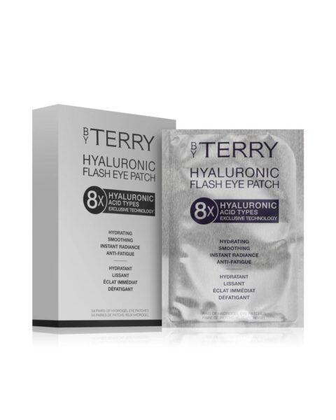 Ujędrniające, żelowe pod oczy z kwasem hialuronowym By Terry Hyaluronic Flash Eye Patch Set. Zdjęcie produktowe.