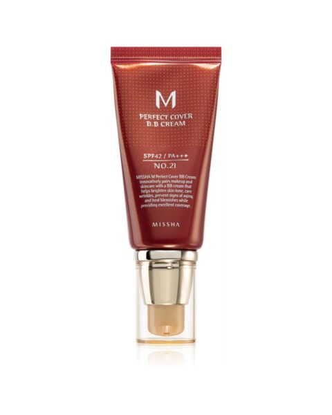 Krem BB z wysoką ochroną UV Missha M Perfect Cover. Zdjęcie produktowe.