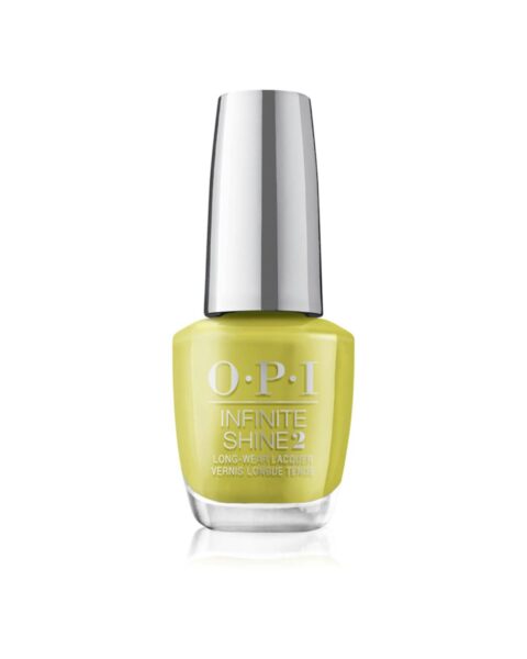 Długotrwały lakier do paznokci OPI Your Way Infinite Shine odcień Get In Lime. Zdjęcie produktowe.