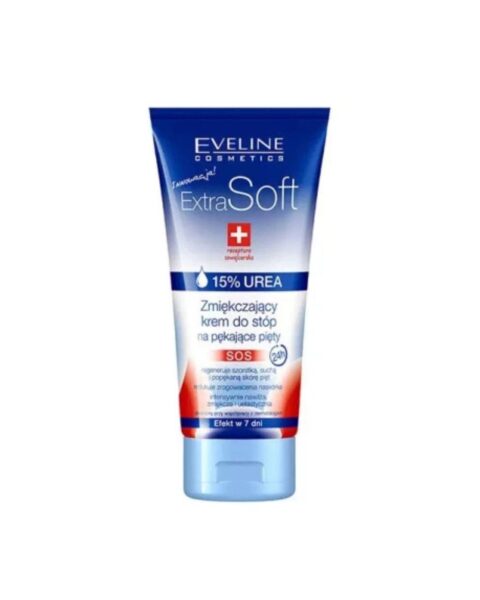 Krem do stóp na pękające pięty Eveline Cosmetics Extra Soft. Zdjęcie produktowe.