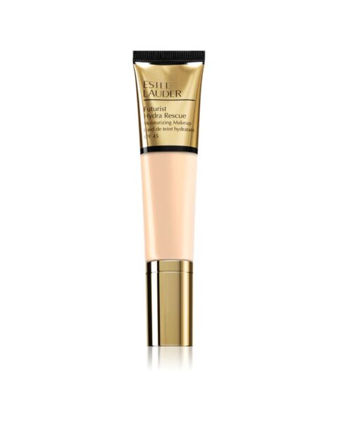 Lekki, choć kryjący podkład nawilżający SPF 45 Estée Lauder Futurist Hydra Rescue. Zdjęcie produktowe.