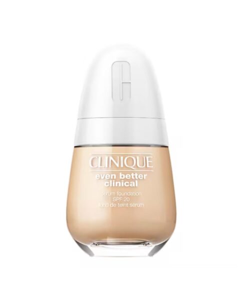 Lekki podkład o średnim kryciu na lato Clinique Even Better Clinical Serum Foundation SPF 20. Zdjęcie produktowe.