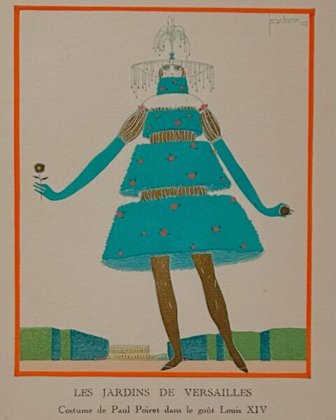 Eksponat z wystawy „Paul Poiret, la mode est une fête” w Musée des Arts Décoratifs, które znalazło się na liście: najpiękniejsze wystawy sztuki w lipcu 2025.