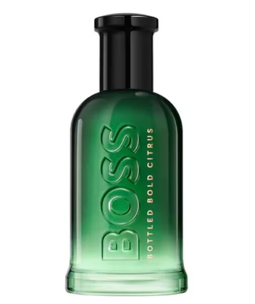 Perfumy w zielonym flakonie.