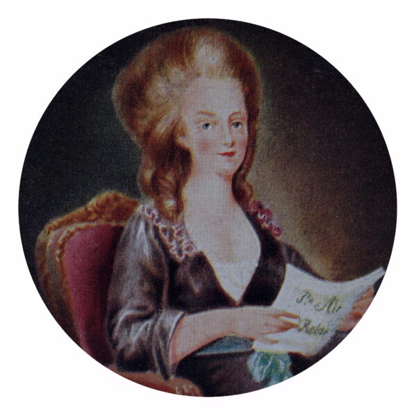 Malowany portret Marii Antoniny Habsburg (1755-1793) /fot. Forum