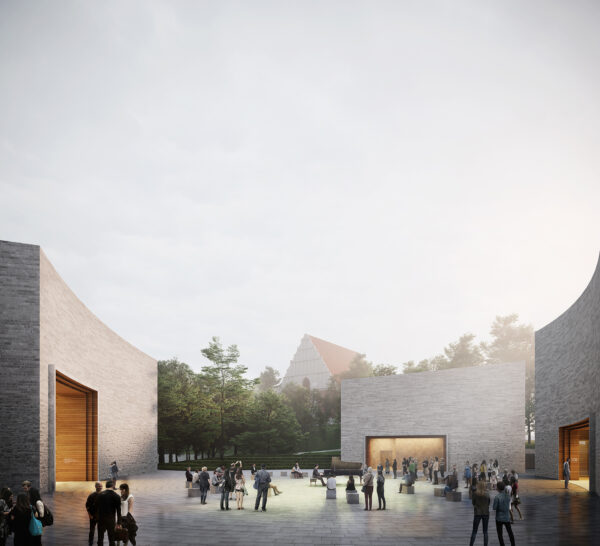 Projekt nowego Muzeum Powstania Wielkopolskiego - modernistyczne bryły.