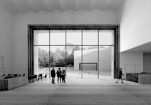 Projekt nowego Muzeum Powstania Wielkopolskiego - wnętrze.