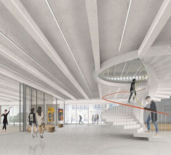 W Warszawie powstaje nowy dom kultury. Jego wnętrza to architektoniczna perełka