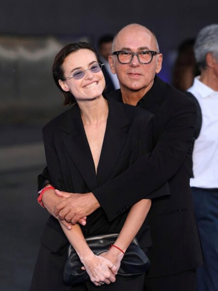 Elegancka Kasia Smutniak i reżyser Ferzan Özpetek na rozdaniu nagród Nastri D'Argento 2025 /fot. Instagram.com/lasmutniak