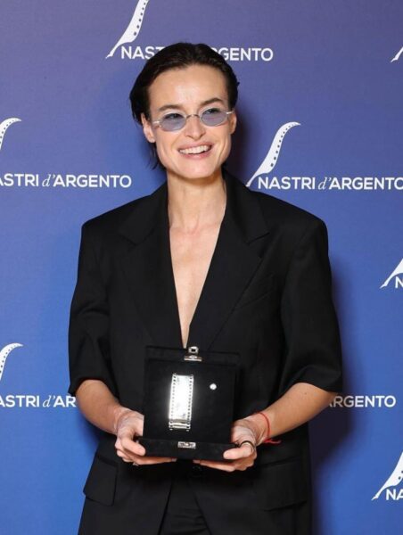 Kasia Smutniak z nagrodą Nastri D'Argento 2025 /fot. Instagram.com/lasmutniak