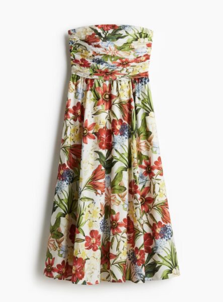 Sukienka z kwiatami H&M /fot. Hm.com
