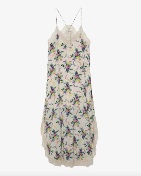 Krótka sukienka z kwiatowym motywem Zadig & Voltaire /Zadig-et-voltaire.com