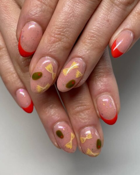 Paznokcie w stylu "Italian Summer Manicure" /fot. Iinstagram.com/pepper.holidays