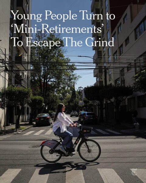 The New York Times o micro-emeryturze /fot. Instagram.com/nytimes