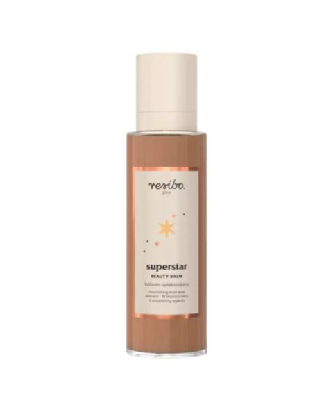 Rozświetlający balsam do ciała Resibo Glow Superstar. Zdjęcie produktowe.