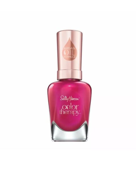 Lakier do paznokci Sally Hansen Color Therapy kolor 250 Rosy Glow. Zdjęcie produktowe.