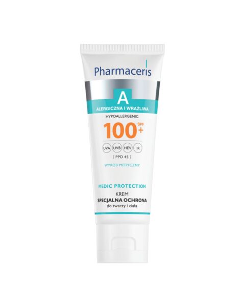 Krem SPF 100 Pharmaceris A Specjalna Ochrona. Zdjęcie produktowe.