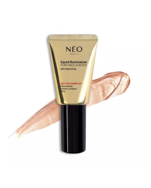 Rozświetlacz Liquid Illuminizer for Face & Body NEO MAKE UP. Zdjęcie produktowe.