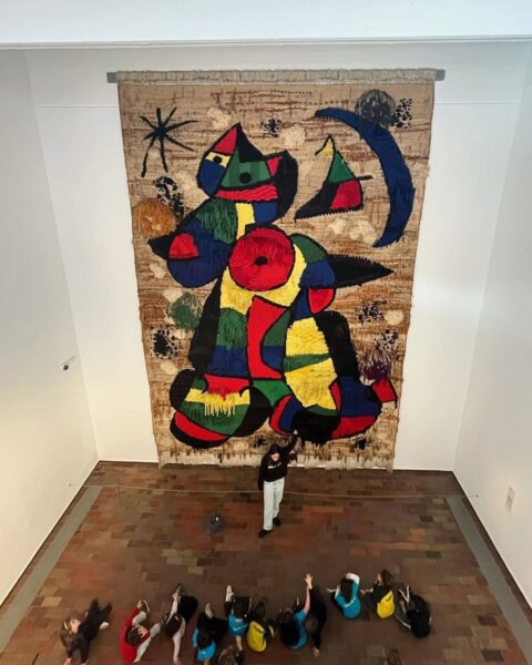 Wystawa prac Joan Miró w La Fundació Joan Miró.