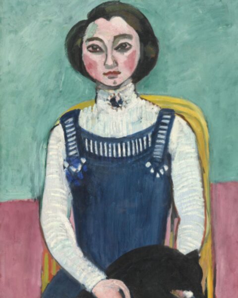 Fragment obrazu z wystawy „Matisse et Marguerite. Le regard d’un père” w Paryżu.