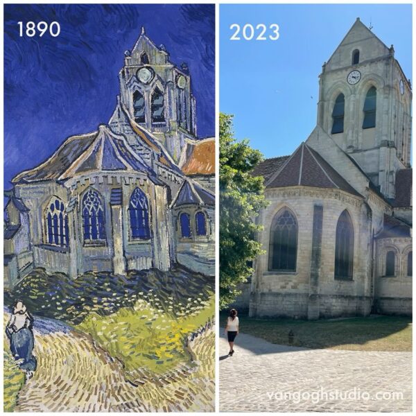 Kościół w Auvers /fot. Instagram.com/vangoghstudio_amsterdam/