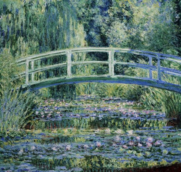 Lilie wodne i most japoński, Calude Monet (1897-1899)