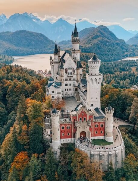 Zamek Neuschwanstein.