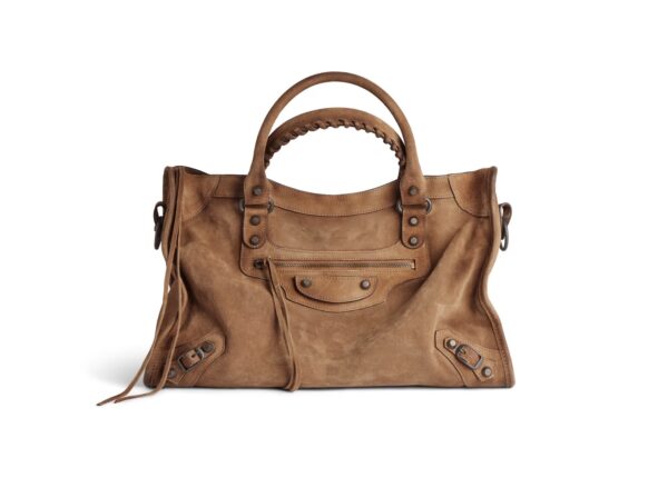 Brązowa torba "Le City" od Balenciagi /fot. Balenciaga.com