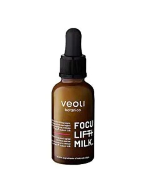 Emulsja Veoli Botanica Focus Lifting Milk. Zdjęcie produktowe.