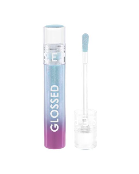 Błyszczyk do ust Sephora Collection w kolorze 155 Daring Blue. Zdjęcie produktowe.