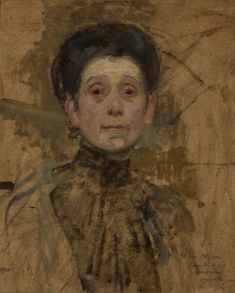 Olga Boznańska, Autoportret