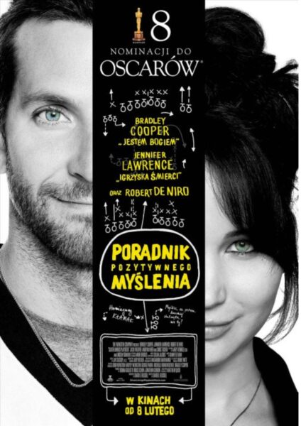 Plakat filmu „Poradnik pozytywnego myślenia” (2012).