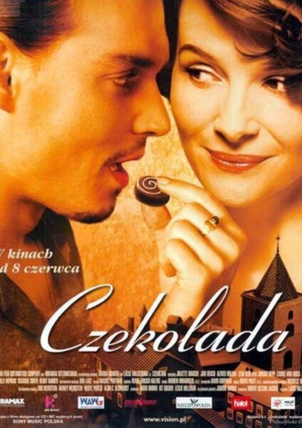Plakat filmu „Czekolada” (2000).