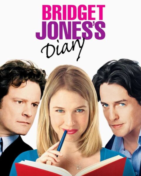 Plakat filmu „Dziennik Bridget Jones” (2001).