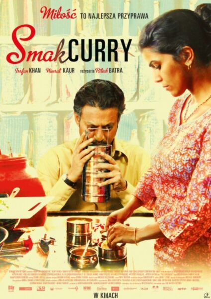 Plakat serialu: „Smak curry” ("The Lunchbox”).