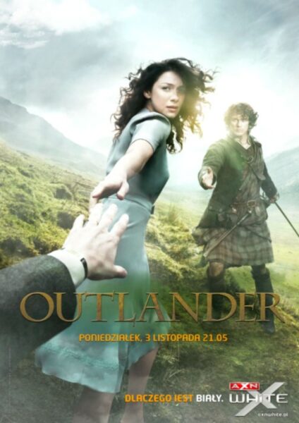 Plakat serialu: „Outlander”.