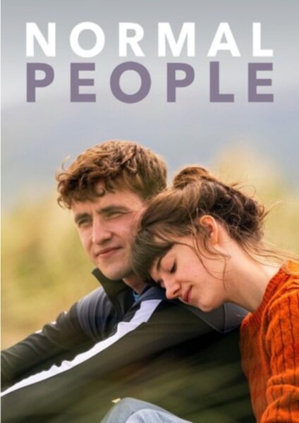 Plakat serialu: „Normalni ludzie” („Normal People”).