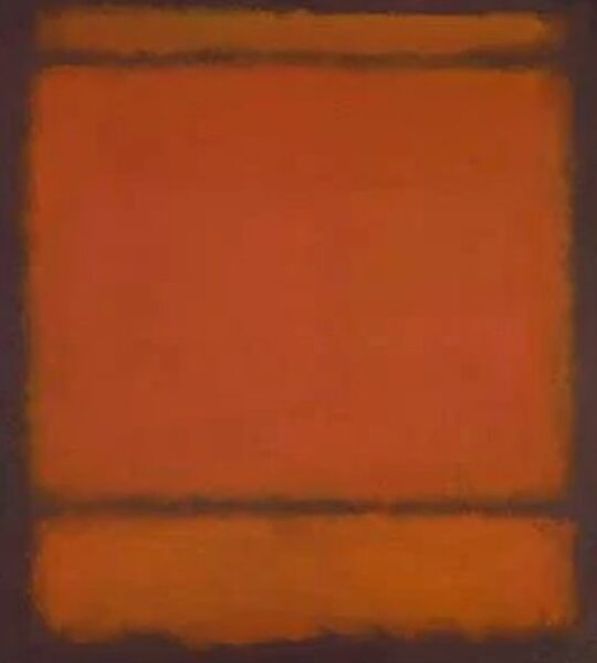 Mark Rothko - No. 210/211 (Orange), fot. IG @markrothkoart