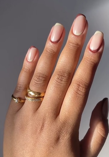 Manicure chai latte.