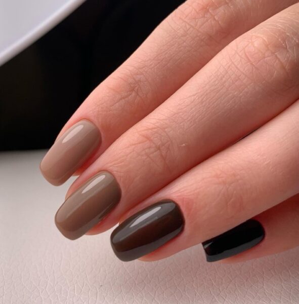 Czekoladowy manicure.