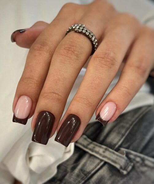 Czekoladowy manicure.