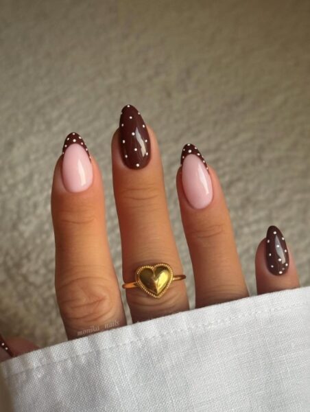 Czekoladowy manicure.