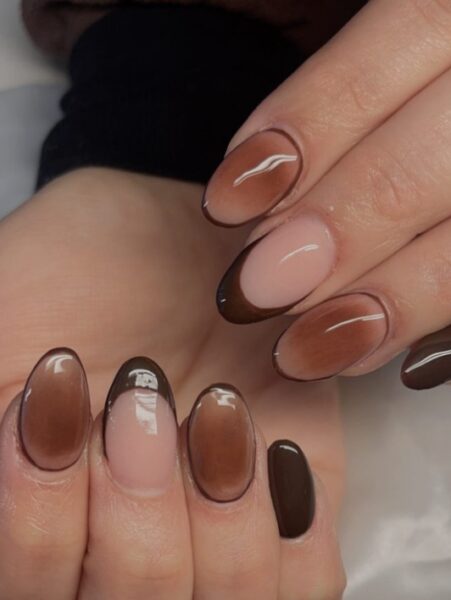 Czekoladowy manicure.